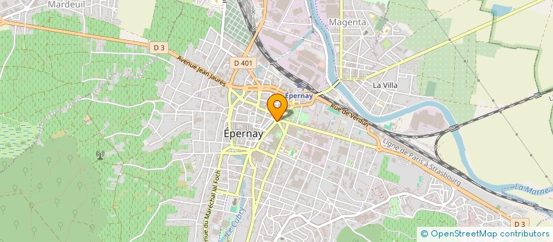 localisation de l'entreprise MONSIEUR ROBERT DEBARLE à EPERNAY