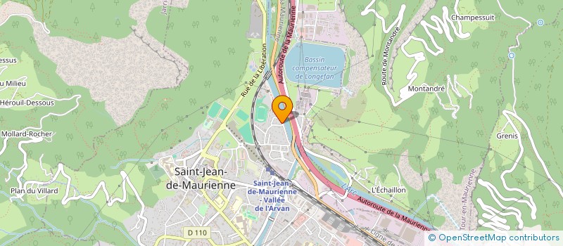 localisation de l'entreprise MONSIEUR ROBERT DEFARBUS  MODANE