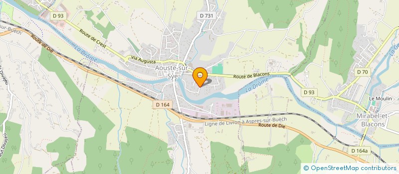 localisation de l'entreprise MONSIEUR ROBERT DEFOOZ  AOUSTE-SUR-SYE