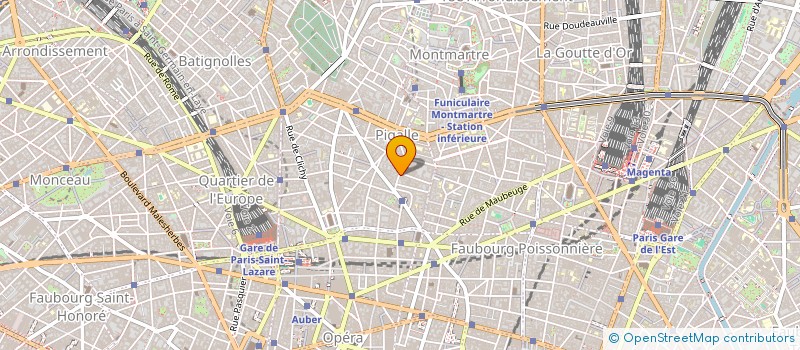 localisation de l'entreprise MONSIEUR ROBERT DEGAIN  PARIS
