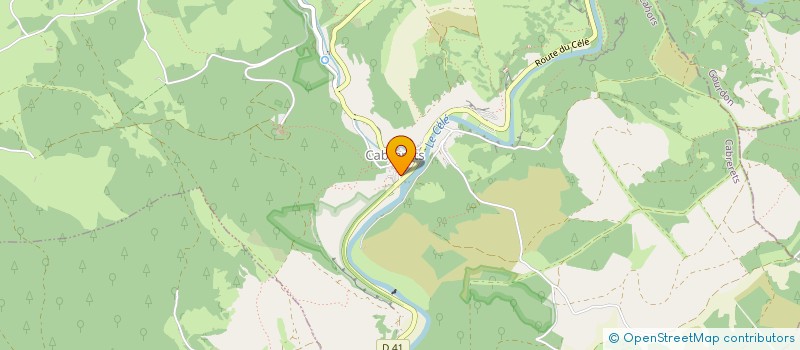 localisation de l'entreprise MONSIEUR ROBERT DEGAS  SAULIAC-SUR-CELE