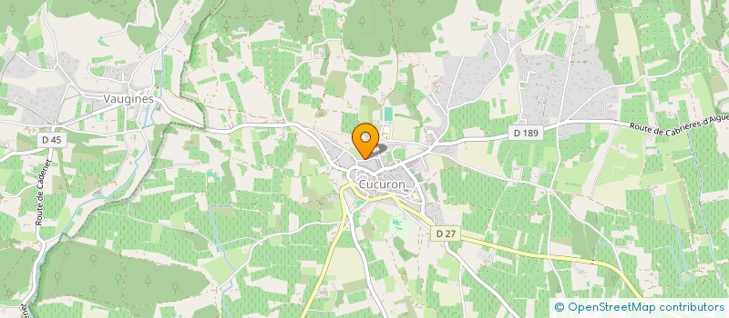 localisation de l'entreprise MONSIEUR ROBERT DEGIOANNI  CUCURON