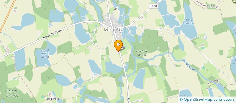 localisation de l'entreprise MONSIEUR ROBERT DEGOUT  VILLARS-LES-DOMBES