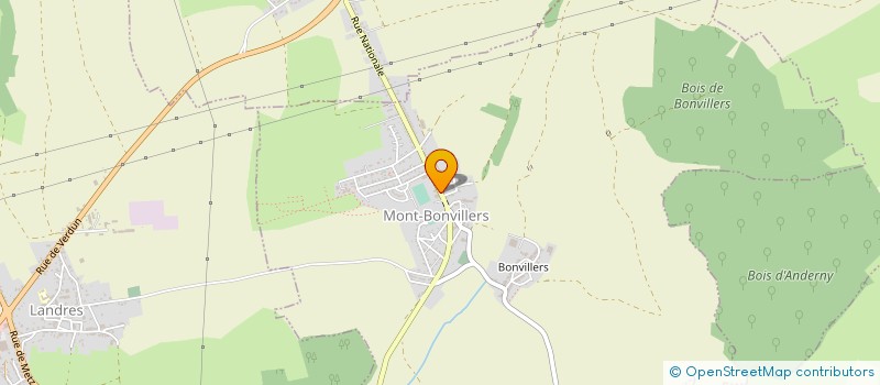 localisation de l'entreprise MONSIEUR ROBERT DEHAN  MONT-BONVILLERS