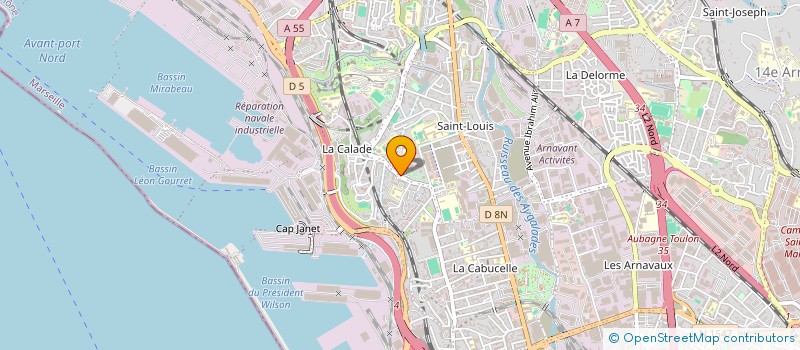 localisation de l'entreprise MONSIEUR ROBERT DEL PAPA à MARSEILLE