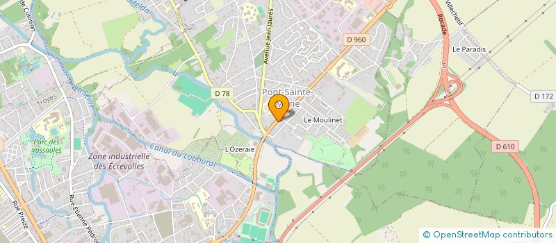 localisation de l'entreprise MONSIEUR ROBERT DELAFOSSE à TROYES