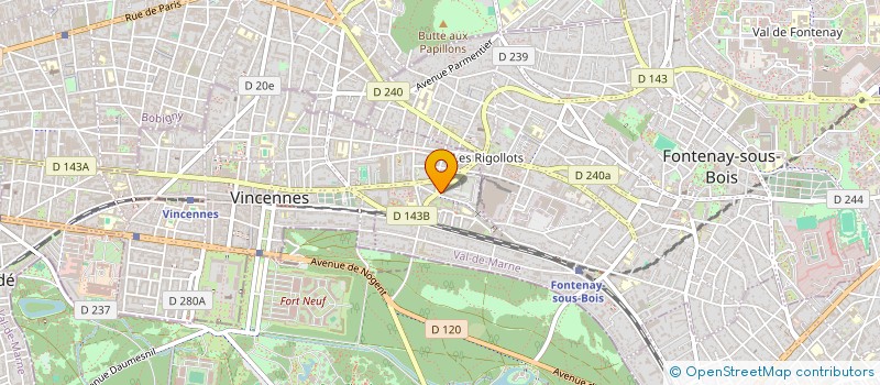 localisation de l'entreprise MONSIEUR ROBERT DELAHAYE  VINCENNES