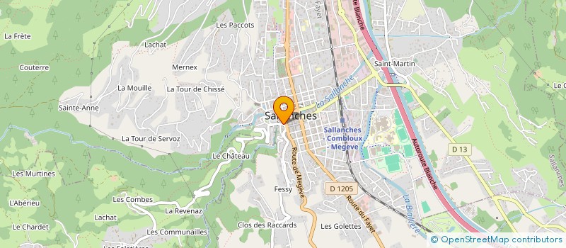 localisation de l'entreprise MONSIEUR ROBERT DELAVAY à SALLANCHES