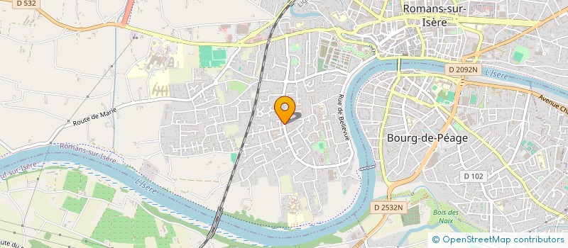 localisation de l'entreprise MONSIEUR ROBERT DELAYE  ROMANS-SUR-ISERE