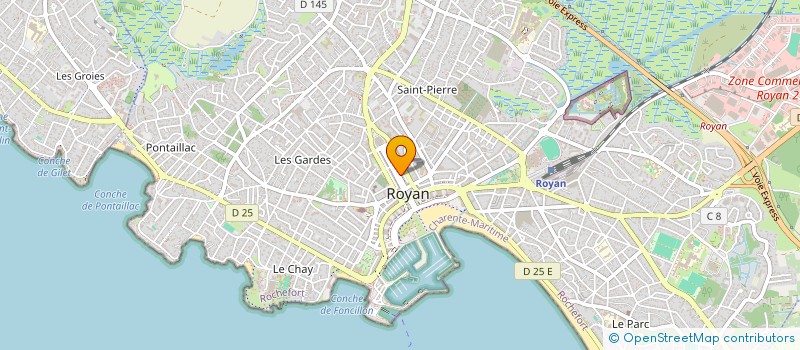 localisation de l'entreprise MONSIEUR ROBERT DELETRE  ROYAN