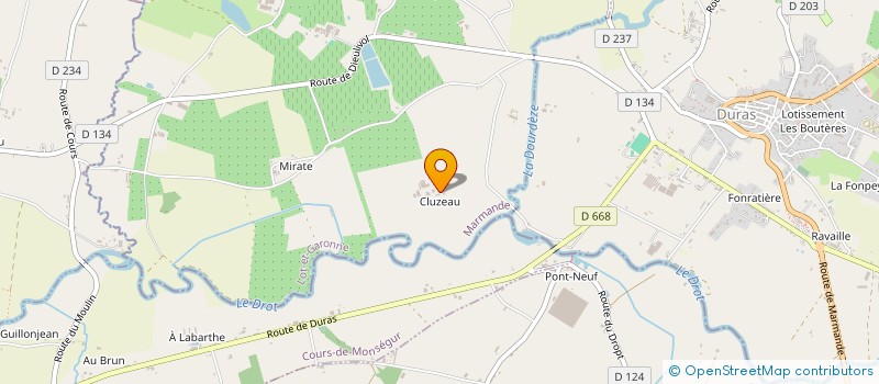 localisation de l'entreprise MONSIEUR ROBERT DELFAURE  BALEYSSAGUES