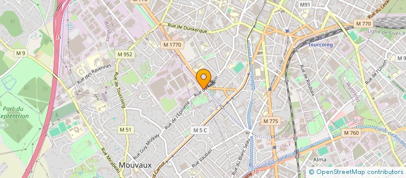 localisation de l'entreprise MONSIEUR ROBERT DELGADO à TOURCOING
