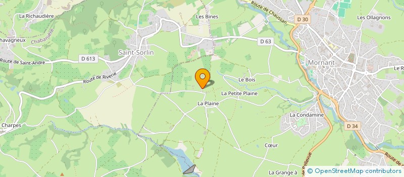 localisation de l'entreprise MONSIEUR ROBERT DELHOMME  MORNANT