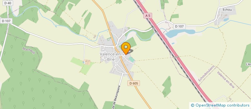 localisation de l'entreprise MONSIEUR ROBERT DELIMBEUF  VALENCE-EN-BRIE