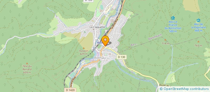 localisation de l'entreprise MONSIEUR ROBERT DELLA PINA  ROTHAU