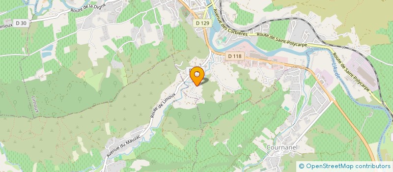 localisation de l'entreprise MONSIEUR ROBERT DELMAS  LIMOUX