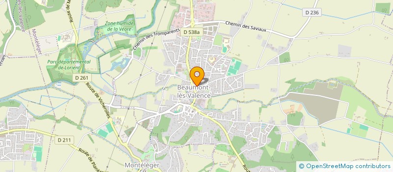 localisation de l'entreprise MONSIEUR ROBERT DELOBRE à BEAUMONT-LES-VALENCE