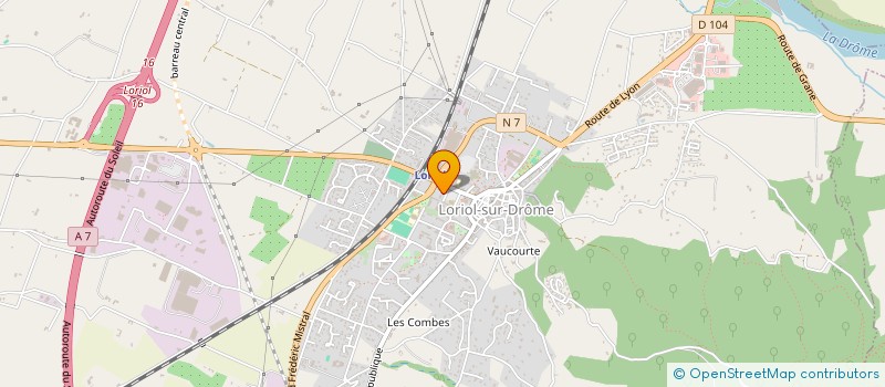 localisation de l'entreprise MONSIEUR ROBERT DELORD  LORIOL-SUR-DROME