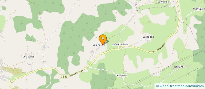 localisation de l'entreprise MONSIEUR ROBERT DELPIC à SAUGUES