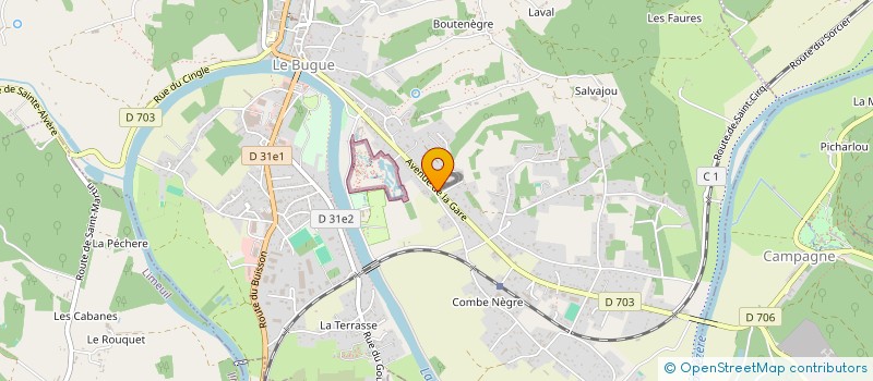 localisation de l'entreprise MONSIEUR ROBERT DEMAISON  LES EYZIES