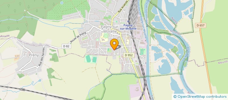 localisation de l'entreprise MONSIEUR ROBERT DEMANGE  PAGNY-SUR-MOSELLE