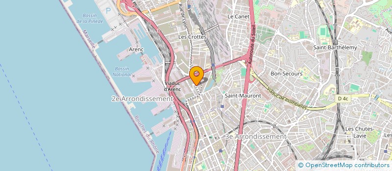 localisation de l'entreprise MONSIEUR ROBERT DEME à MARSEILLE