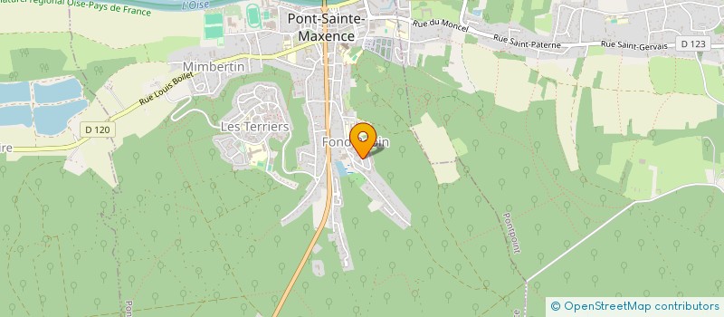 localisation de l'entreprise MONSIEUR ROBERT DEMESTRE  PONT-SAINTE-MAXENCE