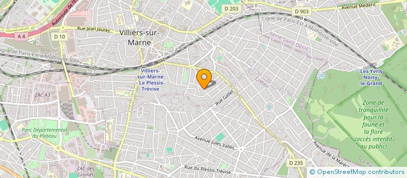 localisation de l'entreprise MONSIEUR ROBERT DEMEUSOY  VILLIERS-SUR-MARNE