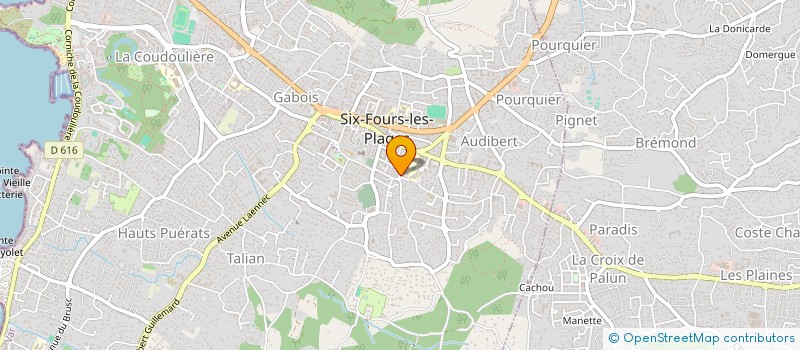 localisation de l'entreprise MONSIEUR ROBERT DEMIET à SIX-FOURS-LES-PLAGES