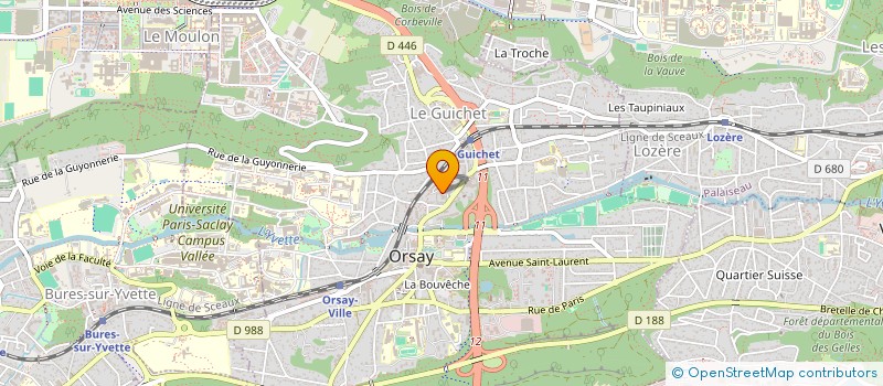 localisation de l'entreprise MONSIEUR ROBERT DENES  ORSAY