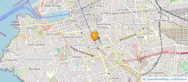 localisation de l'entreprise MONSIEUR ROBERT DENIS  MARSEILLE