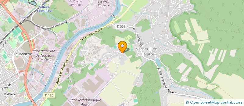 localisation de l'entreprise MONSIEUR ROBERT DENOS  VERNEUIL-EN-HALATTE