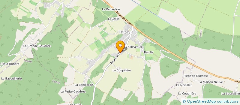 localisation de l'entreprise MONSIEUR ROBERT DERISSON à THIZAY