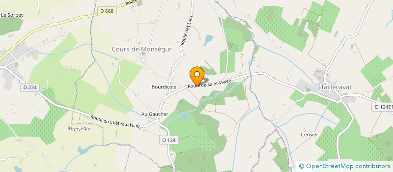 localisation de l'entreprise MONSIEUR ROBERT DESBLANCS  COURS-DE-MONSEGUR