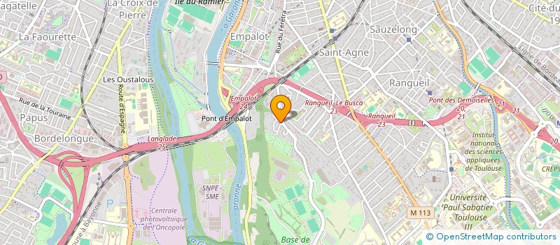 localisation de l'entreprise MONSIEUR ROBERT DESCARGUES à TOULOUSE