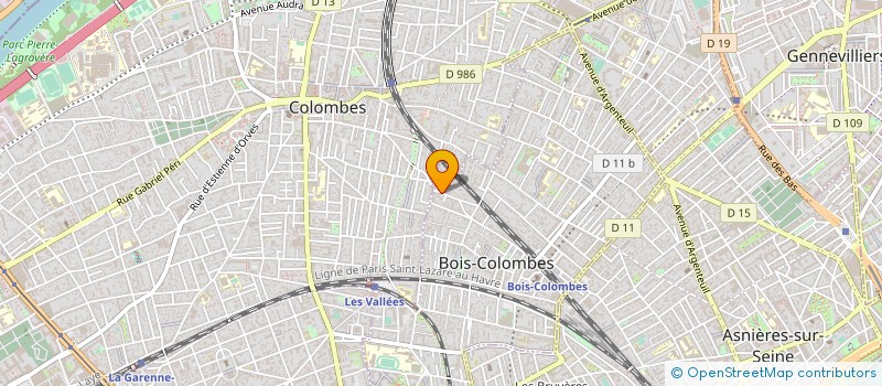 localisation de l'entreprise MONSIEUR ROBERT DESCHAMPS à BOIS-COLOMBES