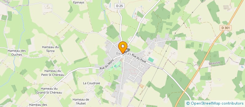 localisation de l'entreprise MONSIEUR ROBERT DESGROUAS  BEAUFAY