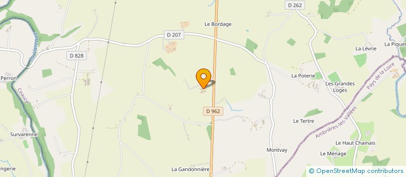 localisation de l'entreprise MONSIEUR ROBERT DESLANDES à CEAUCE