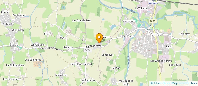 localisation de l'entreprise MONSIEUR ROBERT DESPLANCHES  SAINT-JULIEN-SUR-VEYLE