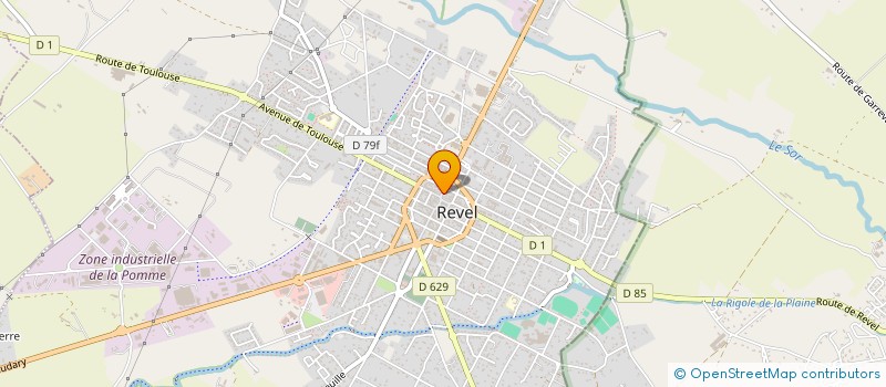 localisation de l'entreprise MONSIEUR ROBERT DESPLATS  REVEL