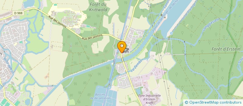 localisation de l'entreprise MONSIEUR ROBERT DEUTSCH  ERSTEIN