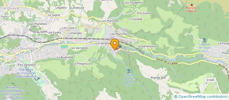localisation de l'entreprise MONSIEUR ROBERT DEVEDEUX à LA BOURBOULE