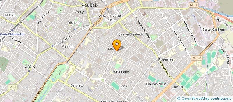localisation de l'entreprise MONSIEUR ROBERT DEWINTRE à ROUBAIX