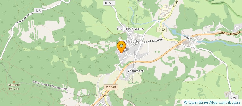 localisation de l'entreprise MONSIEUR ROBERT DI BELLO  SAINT-GENES-CHAMPANELLE