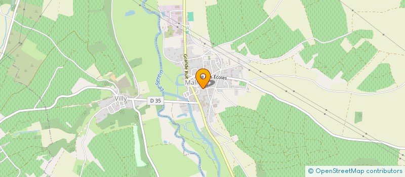 localisation de l'entreprise MONSIEUR ROBERT DI-BLAS à MALIGNY