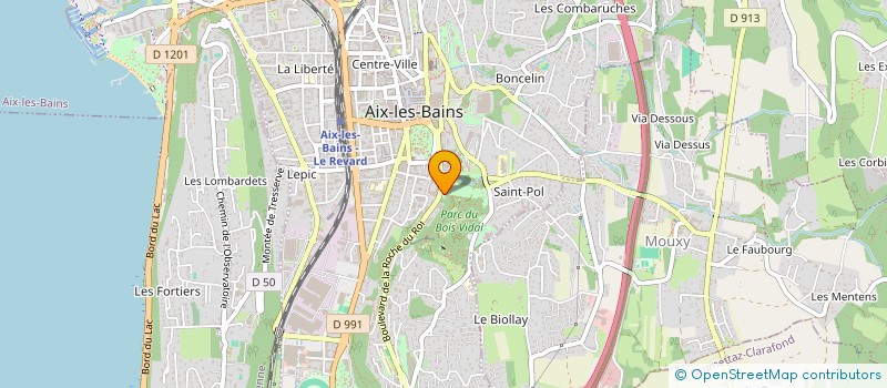 localisation de l'entreprise MONSIEUR ROBERT DI CREDICO à AIX-LES-BAINS