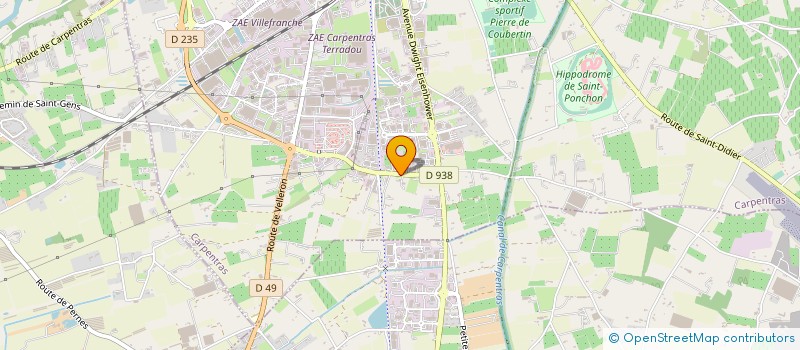 localisation de l'entreprise MONSIEUR ROBERT DI STEFANO à CARPENTRAS