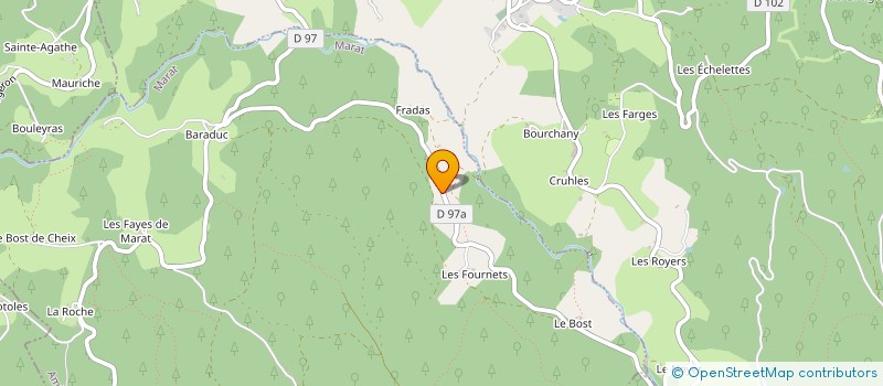 localisation de l'entreprise MONSIEUR ROBERT DICHAMP  MARAT