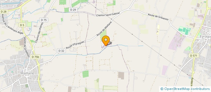 localisation de l'entreprise MONSIEUR ROBERT DICOSTANZO  EYRAGUES