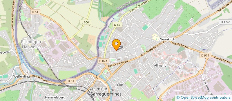 localisation de l'entreprise MONSIEUR ROBERT DIETSCH à SARREGUEMINES